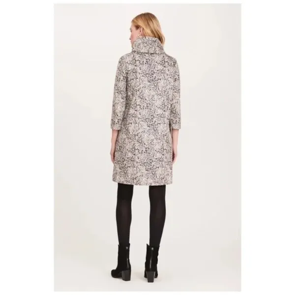 Tyler Boe Kim Faux Suede Dress Multi Animal Print Midi Pockets Casual, Size‎ S - Image 2