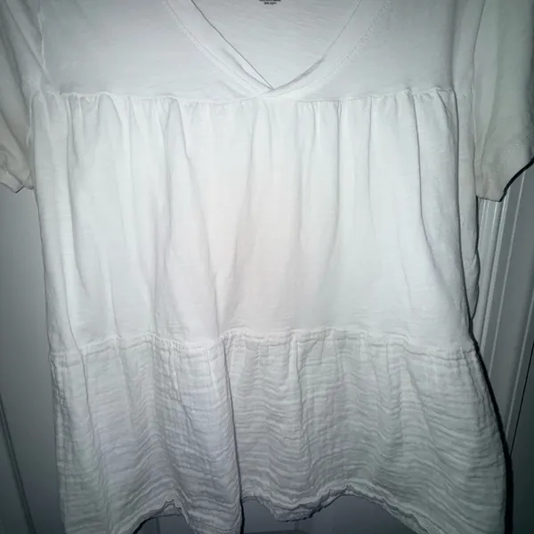 Sonoma Classic White Short Sleeve Top - Image 2