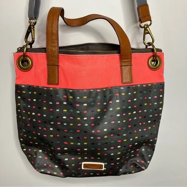 Fossil wipeable bag‎ crossbody bag multicolor - Image 2
