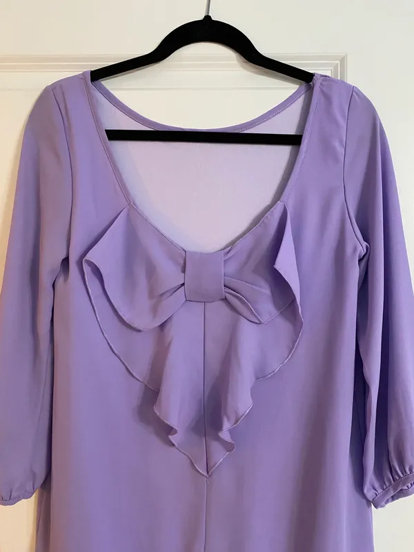 The Blue Door Collection Purple Mini Dress - Image 6