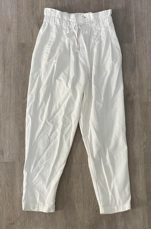 Free People Margate Pleated Trousers High Rise Waisted Pants - Image 2