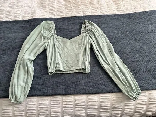 Mint Green Blouse - Image 2