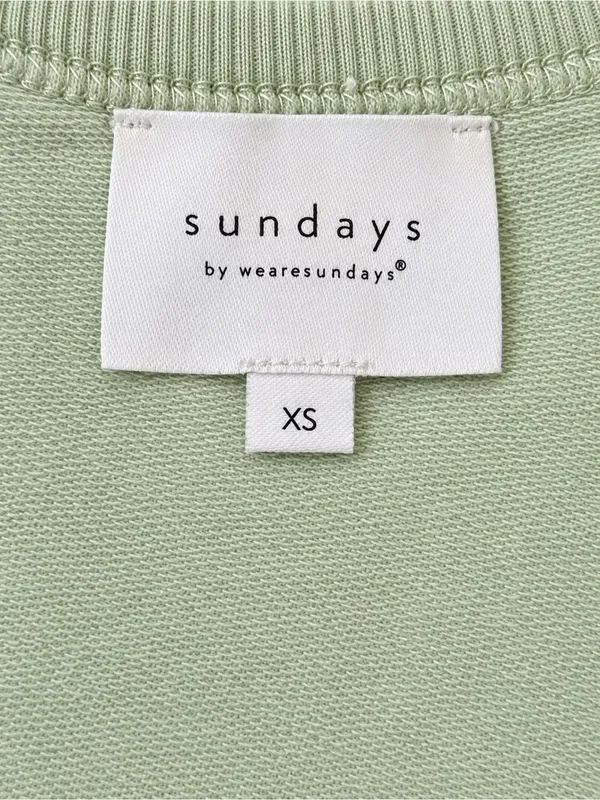 sundays by wearsundays Mint Green Scoopneck Smocked Waist Fit Flare Mini XS - Image 6