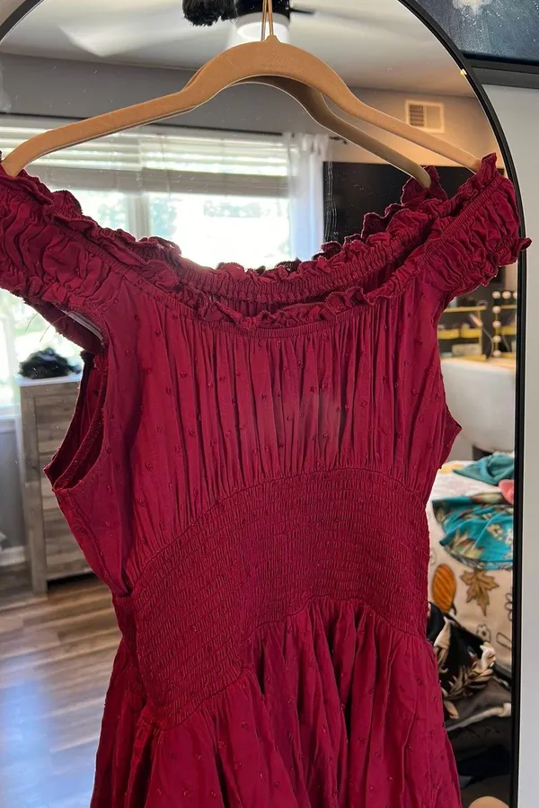 Maroon Dress - Image 3