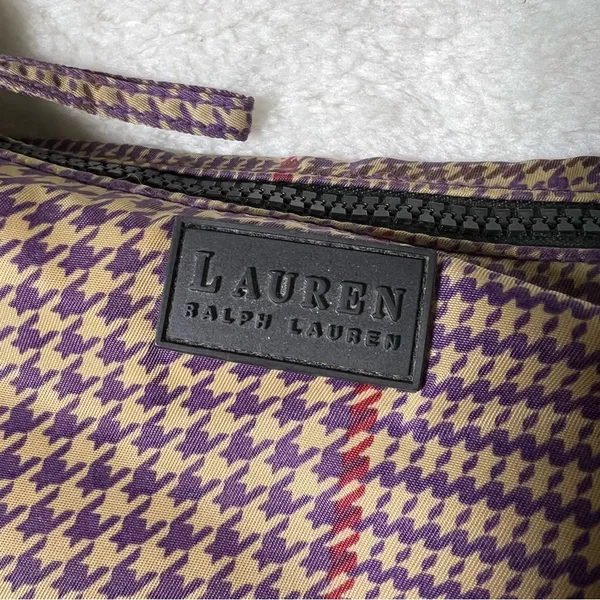Lauren Ralph Lauren Y2K Houndstooth Shoulder Bag - Image 4