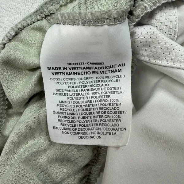 Nike Tempo Dri-FIT Running Shorts Women’s Large White Gray Lined Athletic - Image 4