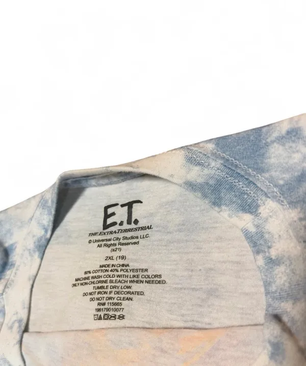 E.T. Shirt Blue Size XXL - Image 2