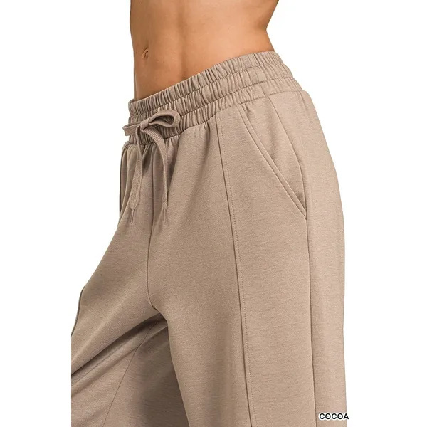 Zenana‎ Scuba 3/4 Sleeve Pullover & Pants Set - Large - Image 3