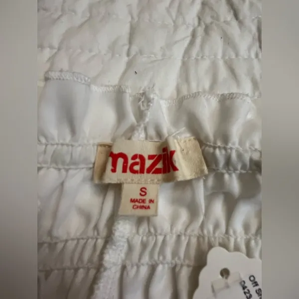 NWT Mazik white off shoulder blouse - Image 3