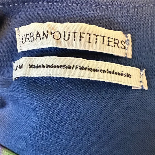 Urban Outfitters Cropped Camisole Tank Pink Purple Green Marble Effect Medium - Image 6