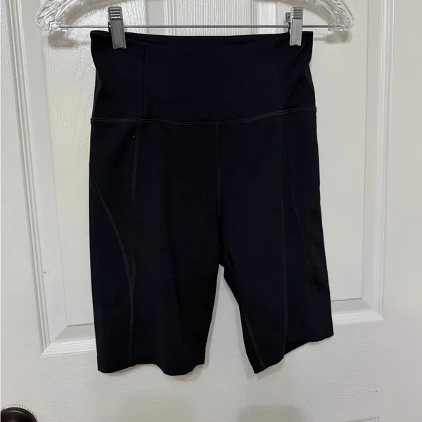 GIRLFRIEND COLLECTIVE high rise black bike shorts size small‎ - Image 2