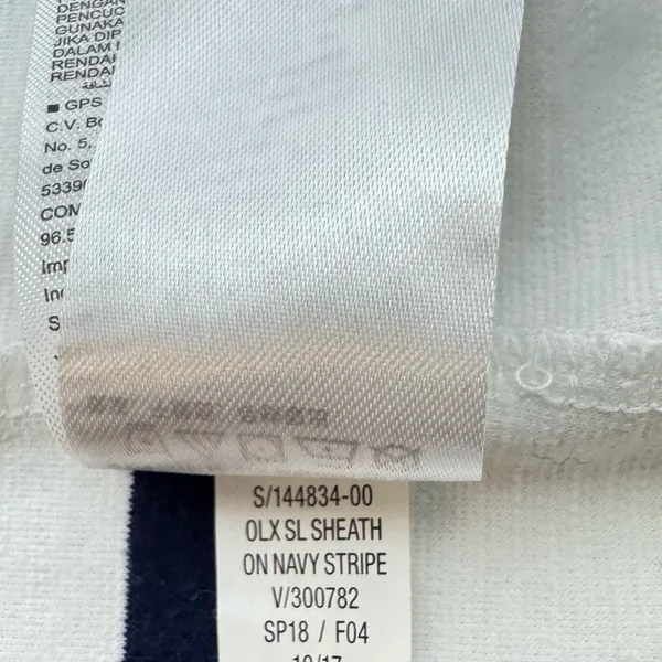 Old Navy Navy and White Striped Mini Dress - Image 12