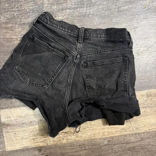 Abercrombie & Fitch black‎ high rise shorts Size 0 - Image 3