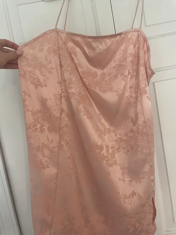O.vianca Satin Slip Dress - Image 2