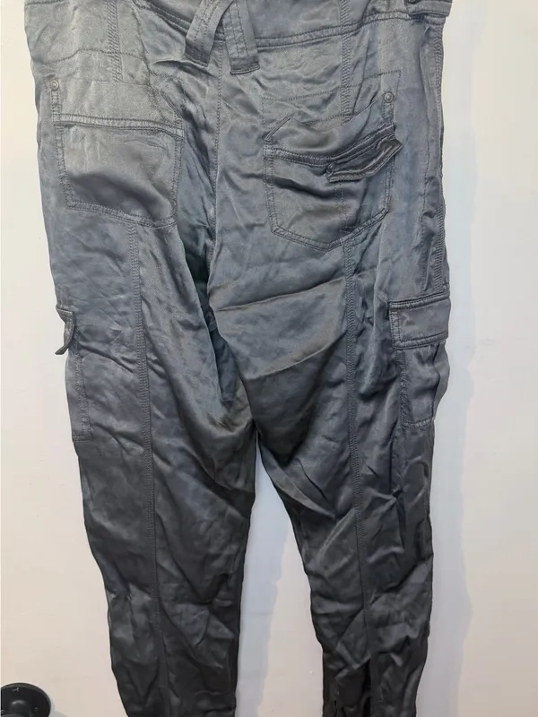 Marrakech Gray Cargo Pants Size 27 Viscose Utility Joggers - Image 9