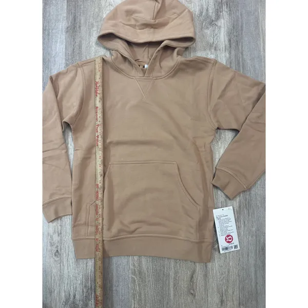 Lululemon All Yours Hoodie Terry Beech Wood Tan Womens Size‎ 4 NWT - Image 6