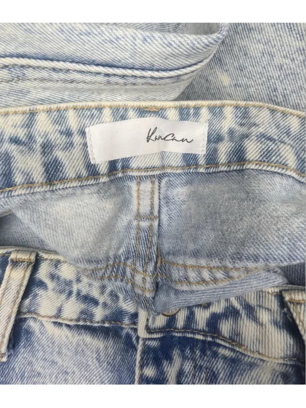 NWT KanCan Light Wash Distressed High Rise Ankle Skinny Denim Jeans - Image 4