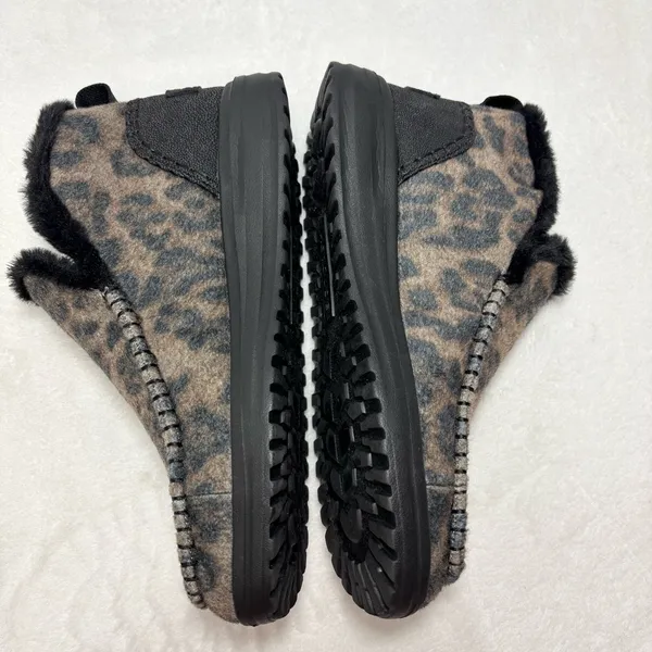 Hey Dude Denny Leo Nut‎ Leopard Print Ankle Boots size 9 - Image 5