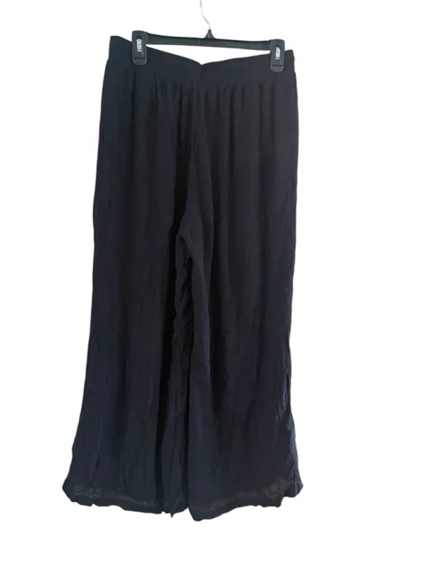 Women's Lulus Wide Leg Pants Black Size XL - Image 4