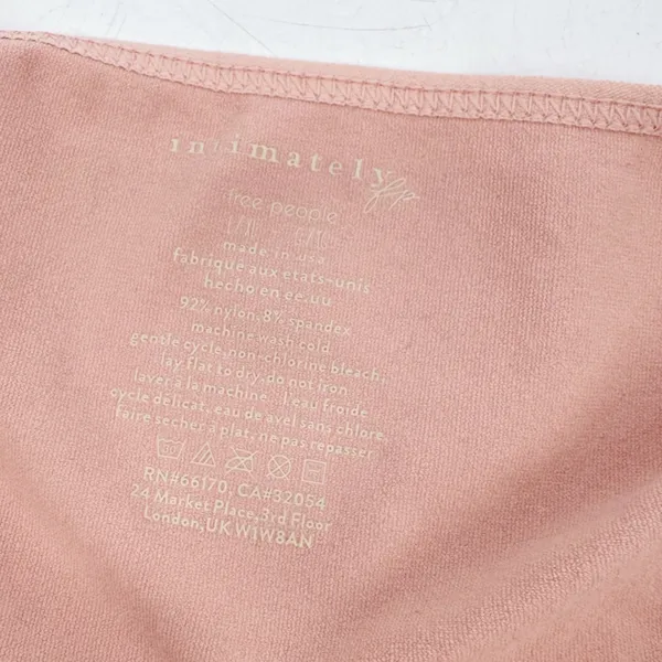 Free People‎ Intimately Low Back Cap Sleeve Top L/XL Pink - Image 5