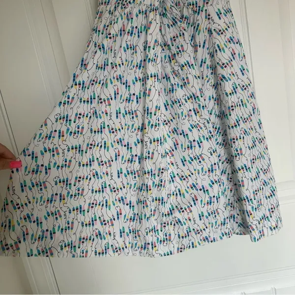 Lilly Pulitzer Sz 2 Oh Buoy Alexi Nautical Mini‎ Dress Beachy Cottagecore Whimsy - Image 9