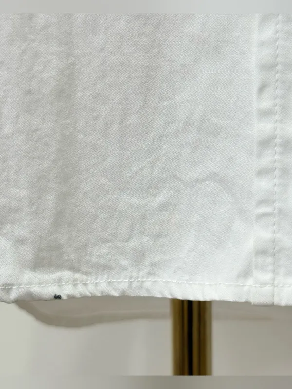 Anine Bing Mika Button Down Shirt XXS White Oversized Capsule Clean Chic Classic - Image 11