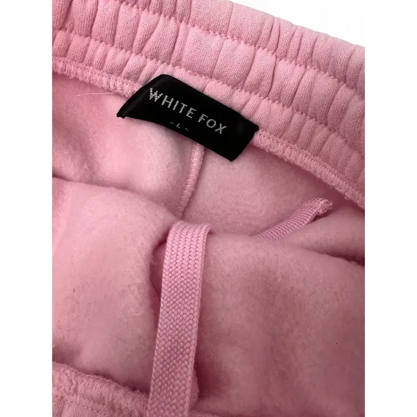 white fox | L | Sweatshorts Shorts Lounge 3" inseam Pink Women's Era 8 Women's - Image 4