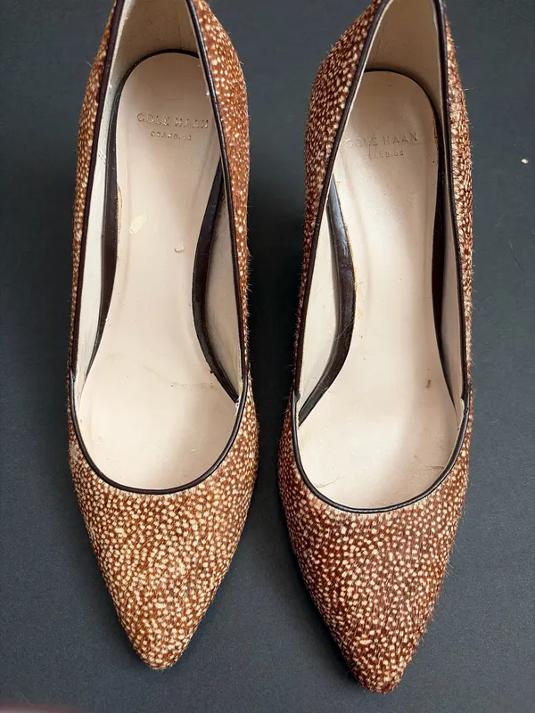 Cole Haan Grand OS Real Cow Fur Heels - Image 5