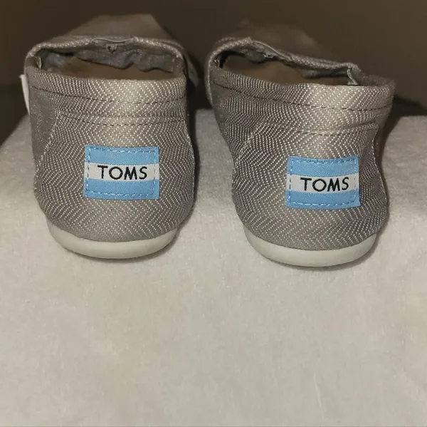 Toms Gray Tweed Alpargata Size 6.5 - Image 3