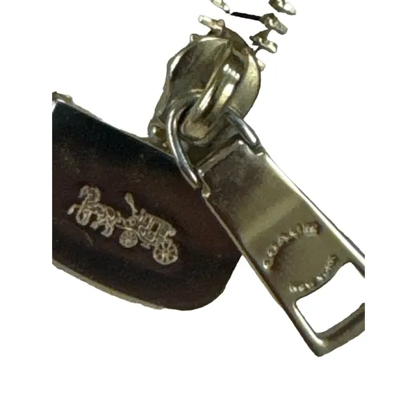 Coach New York women’s handbag clutch cream pebble leather SKU 2949 - Image 9