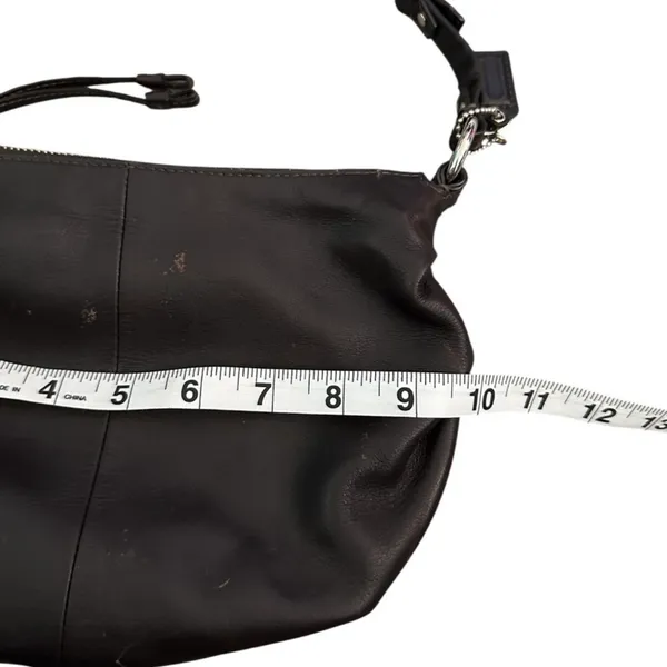 Coach Vintage Black/Brown Leather Mini Shoulder Bag - Image 13