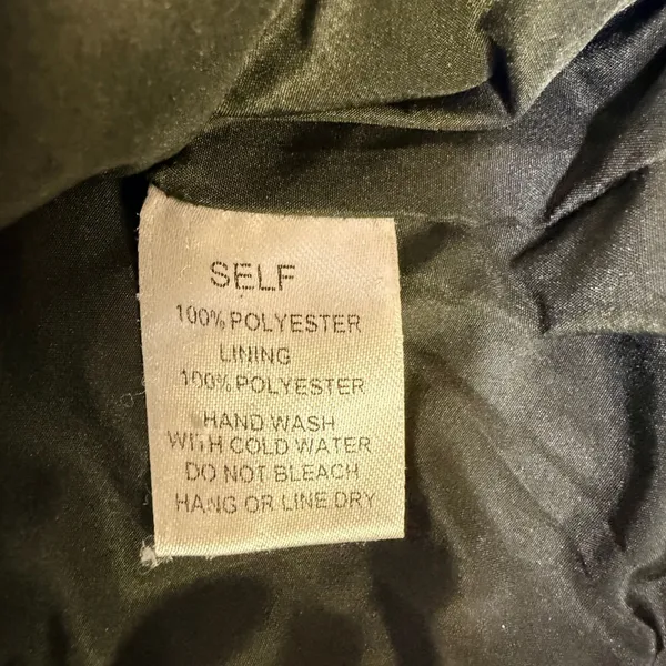 dee elle Women's Small Black & White Chevron Quilted Vest EUC b14 - Image 4
