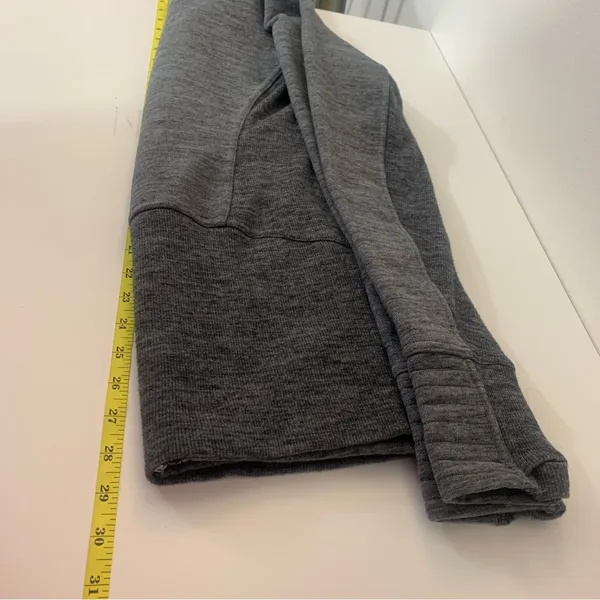 Lululemon Radiant Jacket Woman Sz 8‎ Heather Gray Sporty Workout Gym Athleisure - Image 7