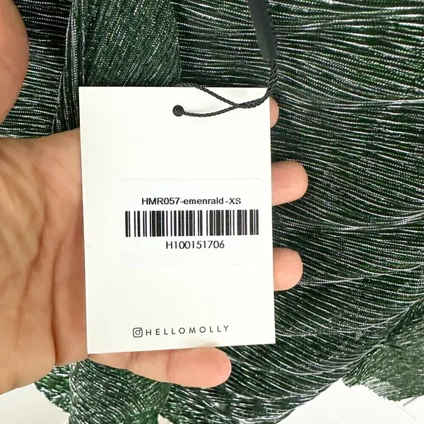 Hello Molly Dance Show Dress Emerald Green Mini Bodycon ASO NWT Size XS - Image 15