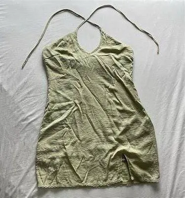 Princess Polly Cindy mini sage dress halter sexy flirty 10 - Image 3