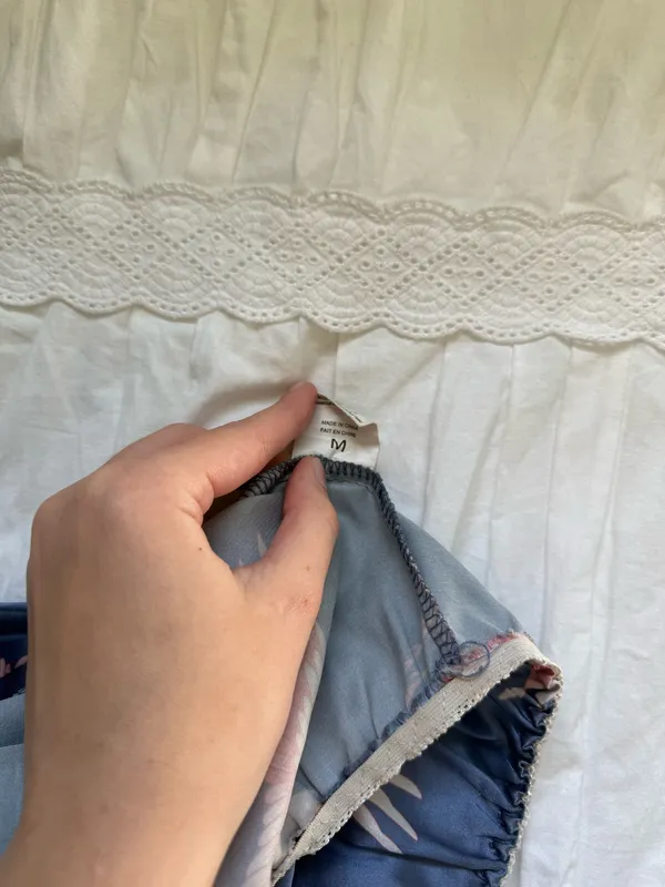 Pj shorts satin Blue Size M - Image 4