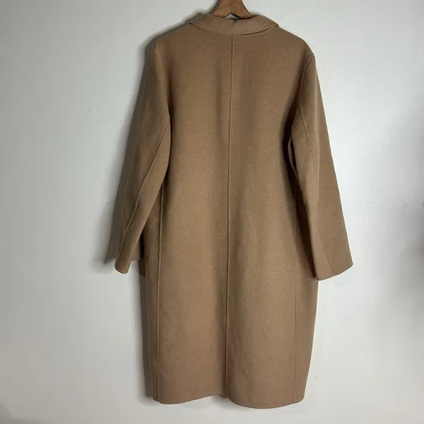 Gap ladies oversized wool blend car pea coat size XL with pockets - Image 12