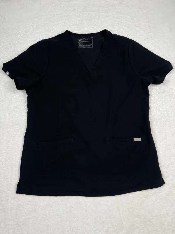 Figs Set Black Casma Scrub Top Zamora Joggers L - Image 2
