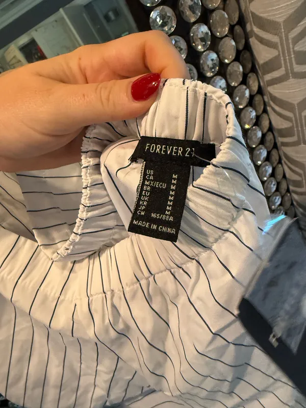 Forever 21 Striped Halter Top - Image 3