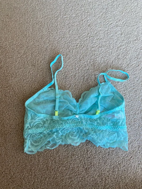 Victoria's Secret PINK Lace Bralette In Blue - Image 2