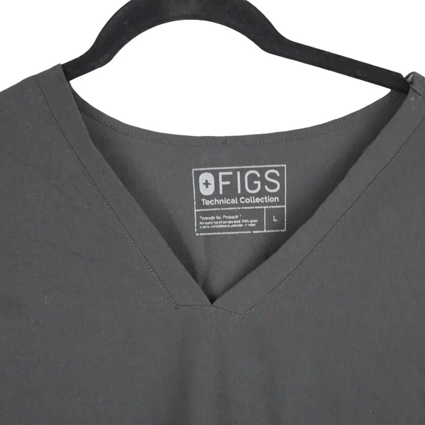FIGS Casma Scrub Top Women Large V-Neck Short Sleeve Technical Collection FW1100 - Image 4