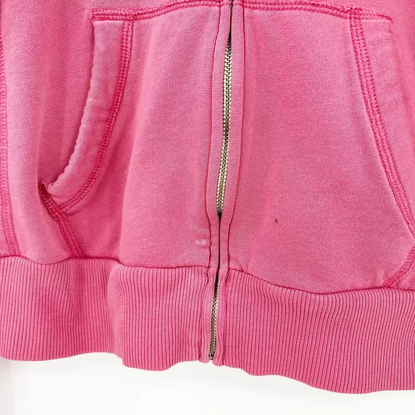 Abercrombie & Fitch Womens Y2K‎ 2000s Preppy Full Zip Hoodie Sweatshirt Size L - Image 3