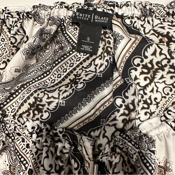 White House Black market short/split sleeve Sz S - Image 4