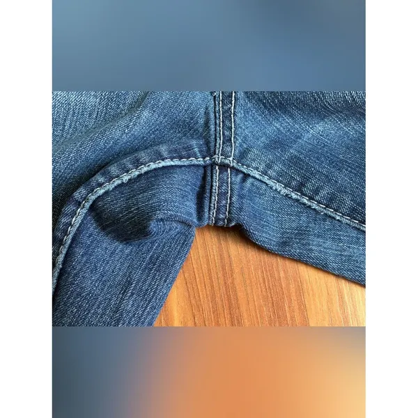 Vintage Earl Jean Bootcut Denim with Embroidered Back Pockets Size 10P - Image 7