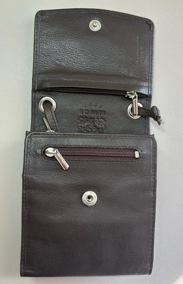 Genuine Brown Leather Made in Italy Bag - Image 6