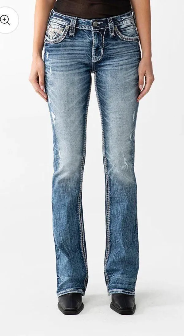 Rockrevival Women's Kait B201 Boot Cut Jean - Image 6