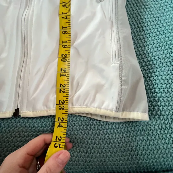 The North Face Women's Soft Shell Jacket White Gray Size S Windstopper EUC - Image 4