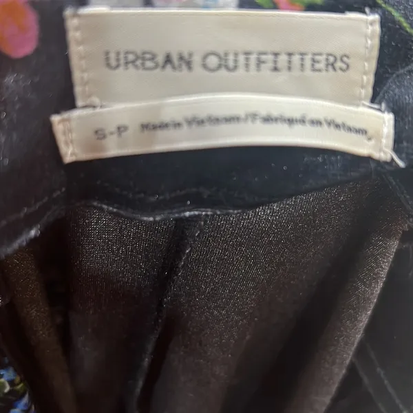Urban outfitters black floral wrap dress - Image 6