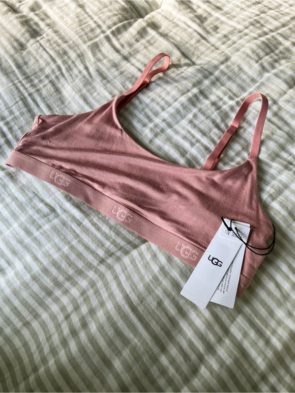 New UGG Gwendolynn Bralette Size Small Sand Unlined Scoop Neck - Image 2