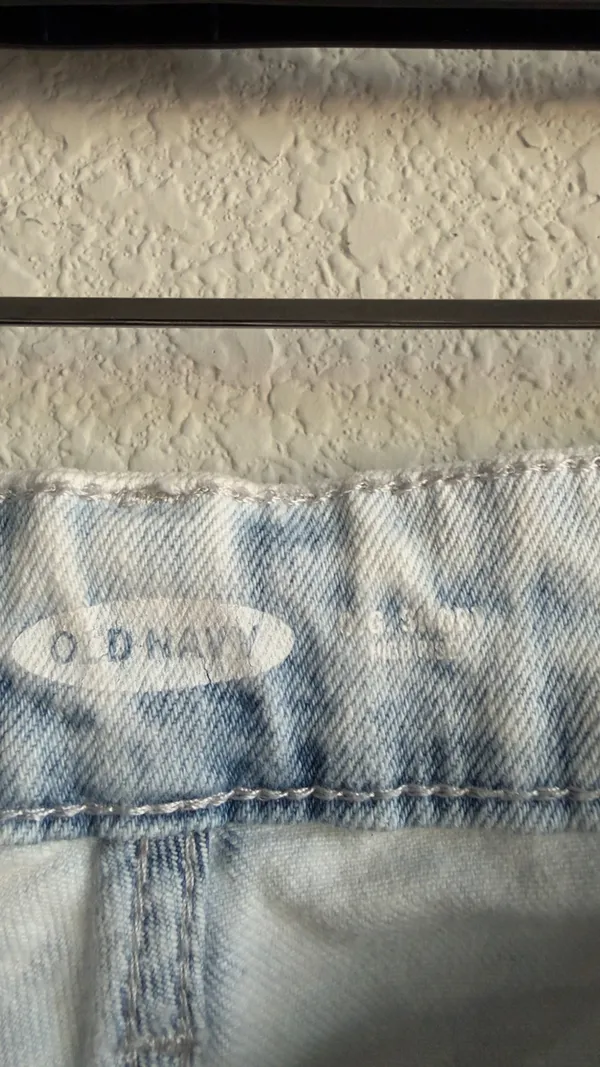 Old Navy Bandana Detail Denim Shorts Size 6 - Image 3